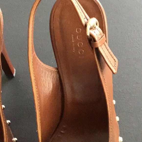 🌼Host Pick🌼Authentic Gucci Slingback Shoes NWT - Picture 4 of 9